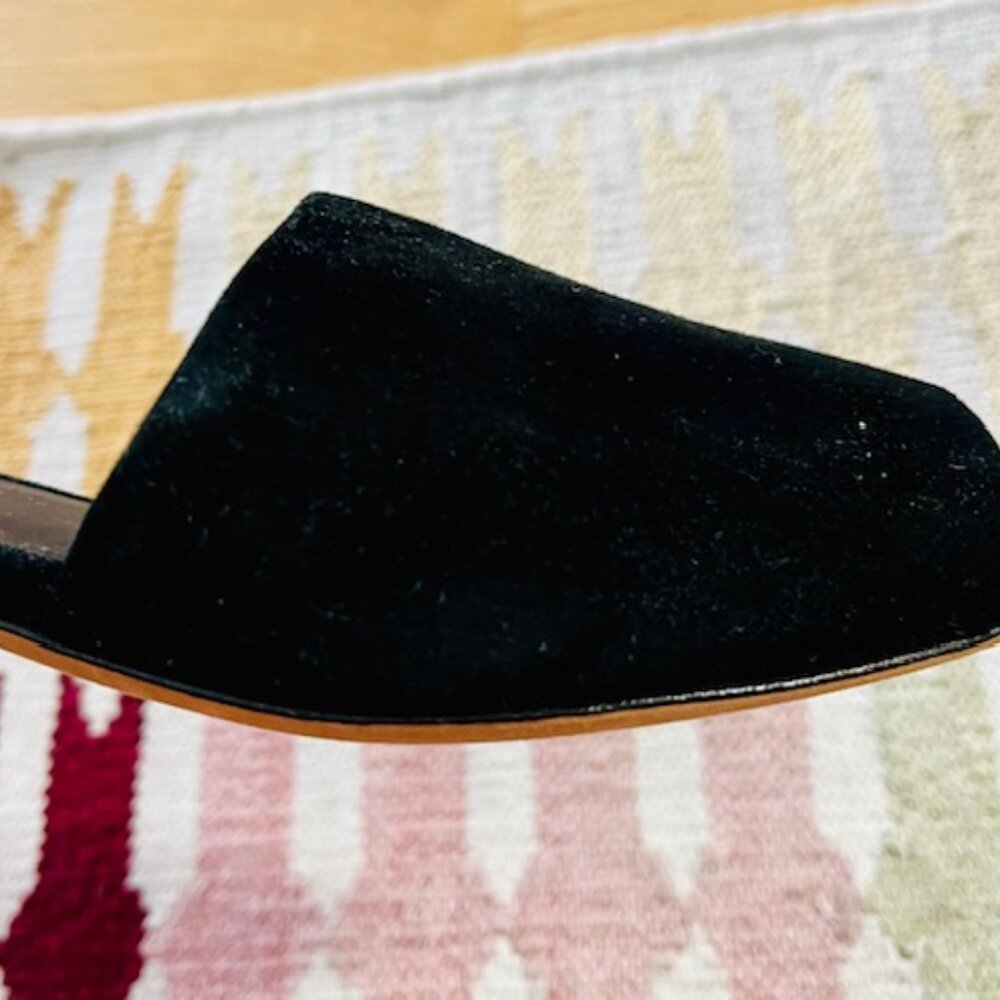 Black Suede Slides By Vince - image 5